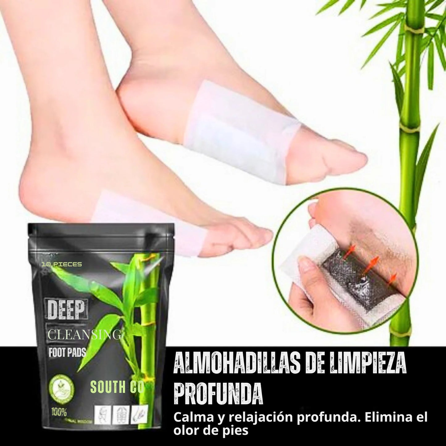 Parches desintoxicantes de pies